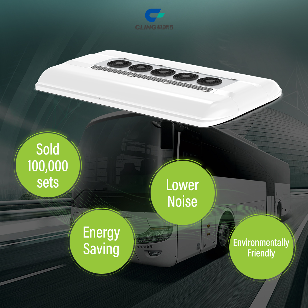 cling bus hvac system electric co2 bus air conditioner